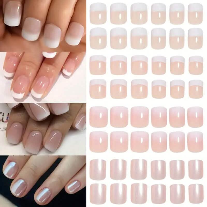 96-Pieces: Short Square Acrylic Press-On Nails