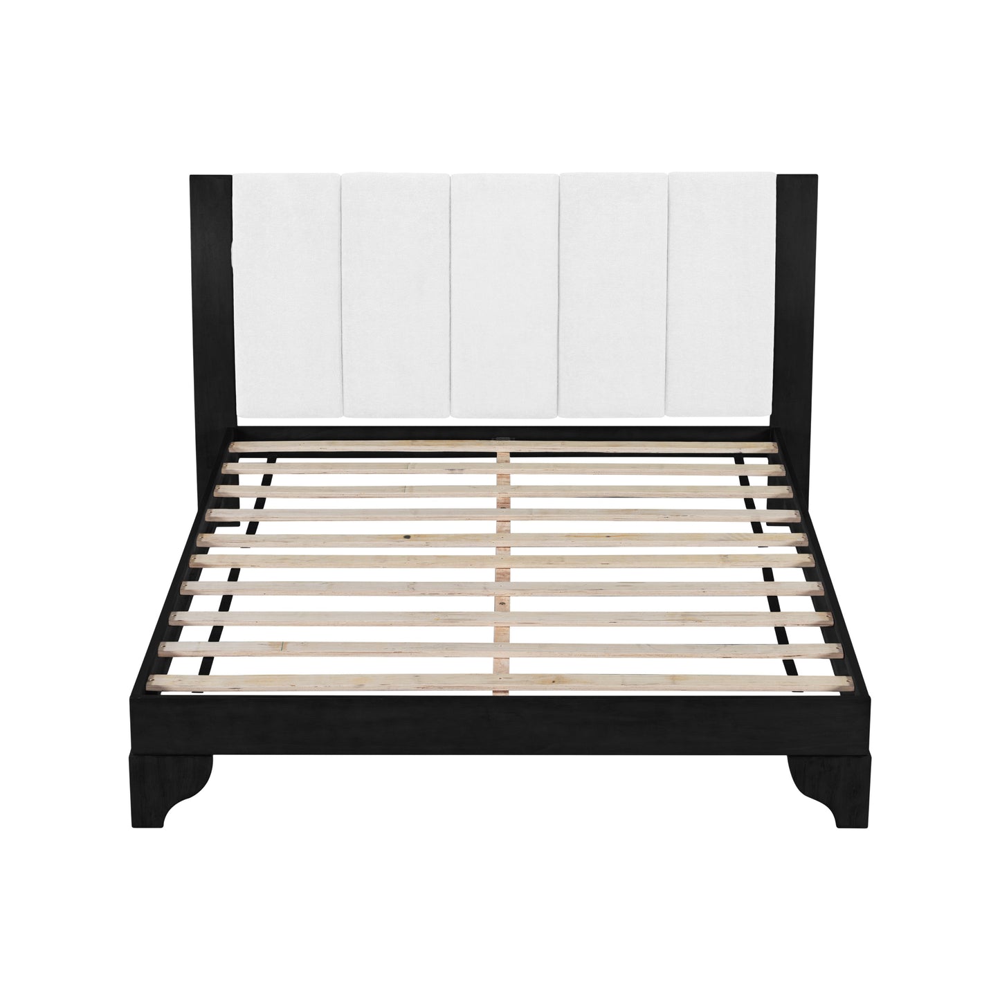 Queen Size Bed Frame in Black and White