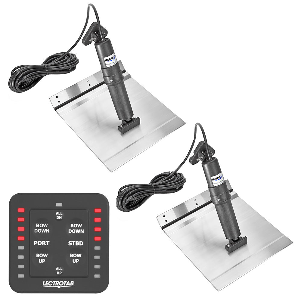 Lectrotab XKA Kit de flaps en alliage d'aluminium avec commande monotouche - 9 x 18 [XKASL9X18A]