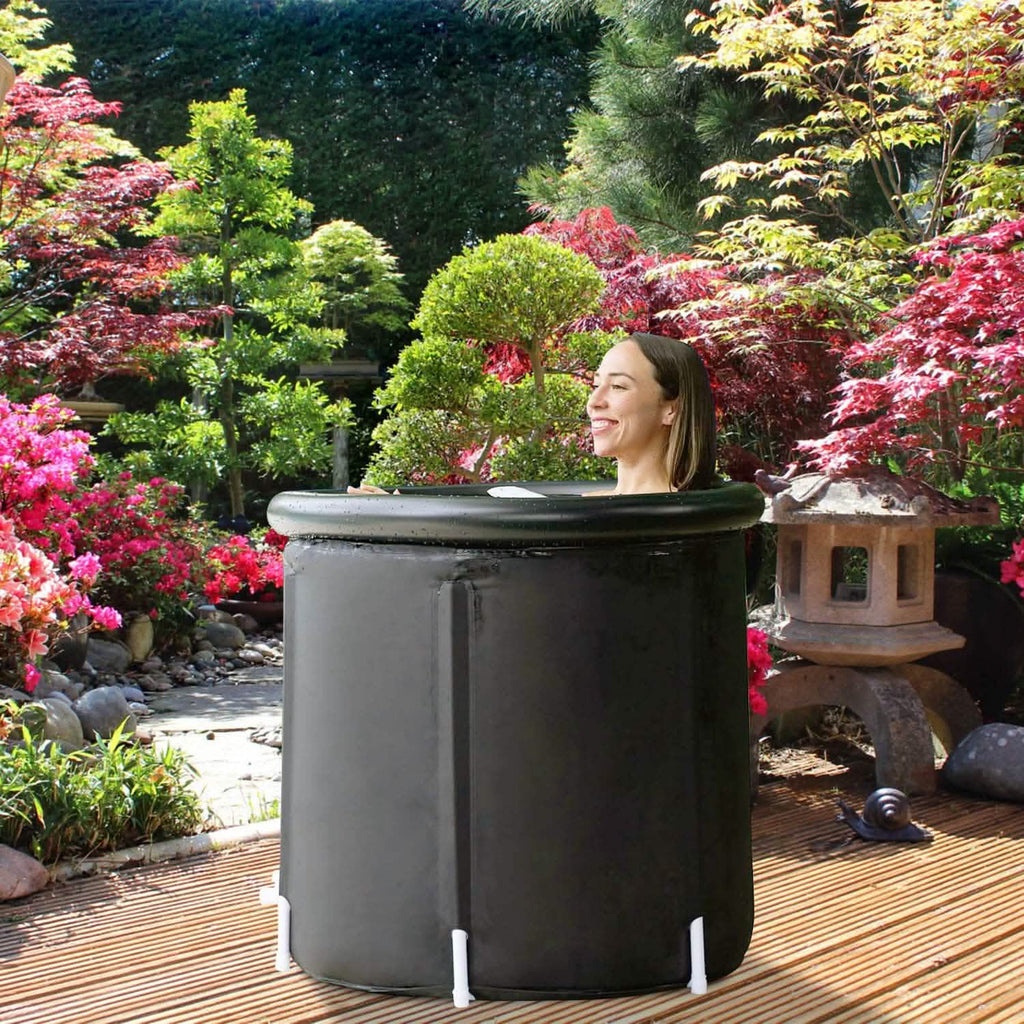 Baignoire de glace de 97 gallons avec couvercle