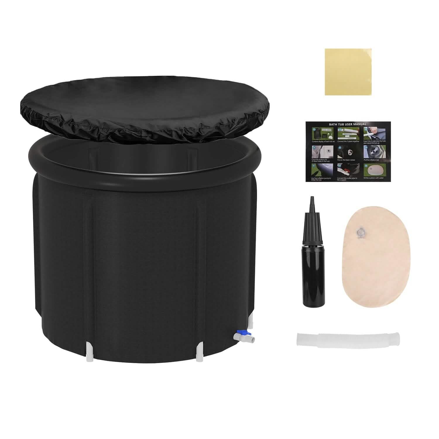 Baignoire de glace de 97 gallons avec couvercle