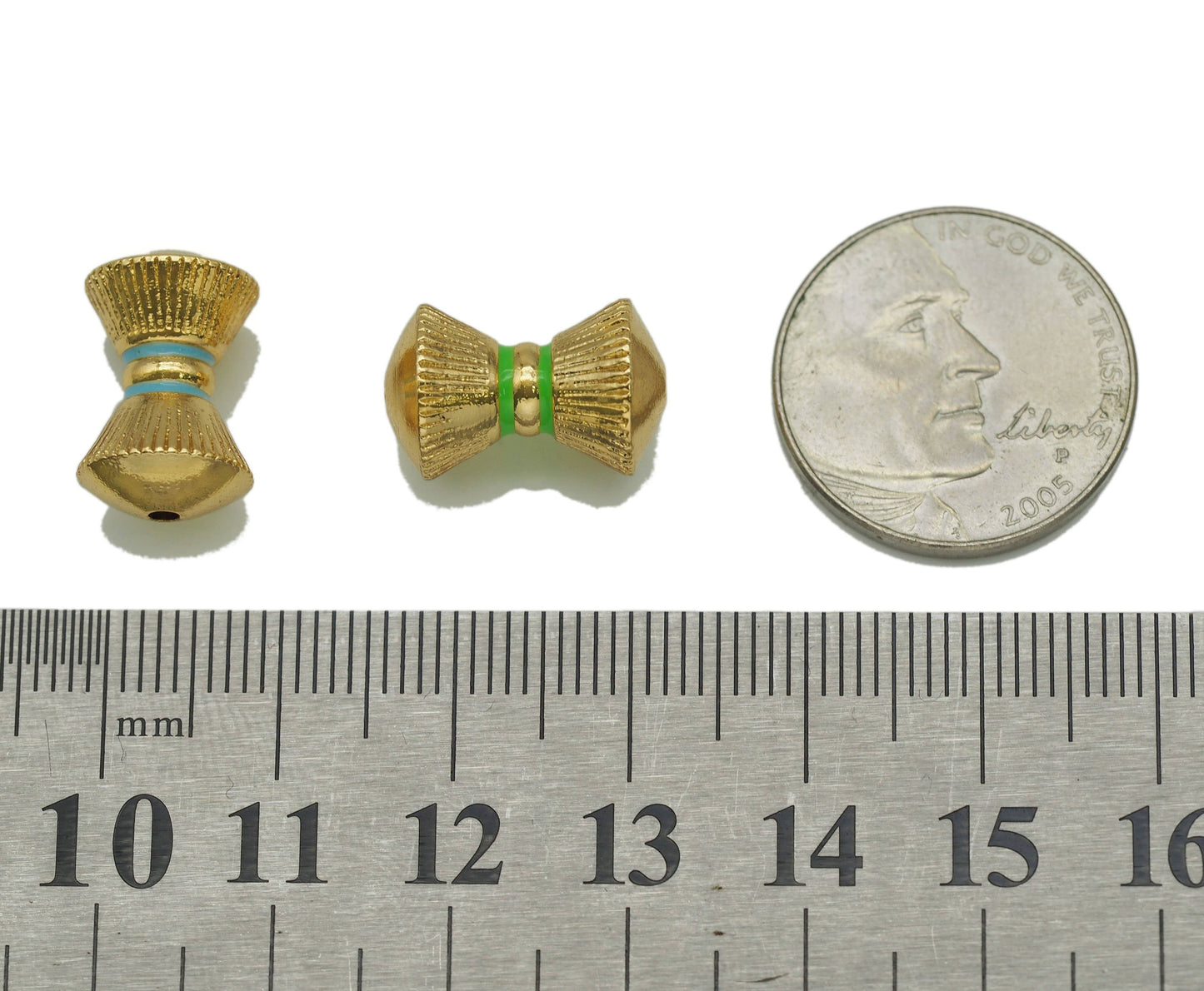 Enamel Spacer Beads, Sku#LK652