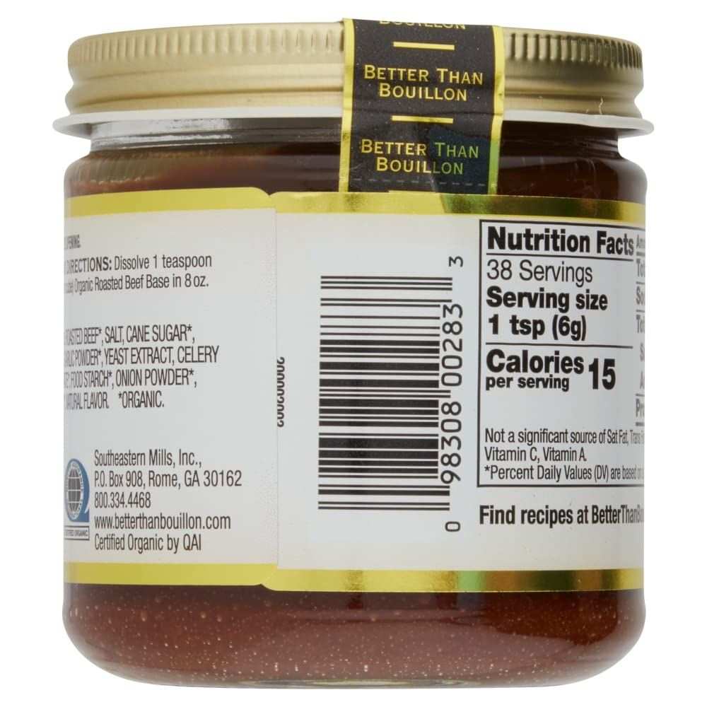 Organic Roasted Beef Base - Better Than Bouillon |Rich & Robust Flavor