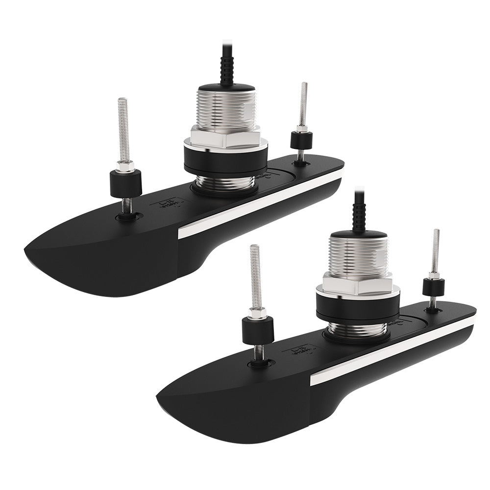 Paire de transducteurs traversants en acier inoxydable Raymarine RVM-420, angle de coque de 20 degrés, câble de 10 m [T70544]