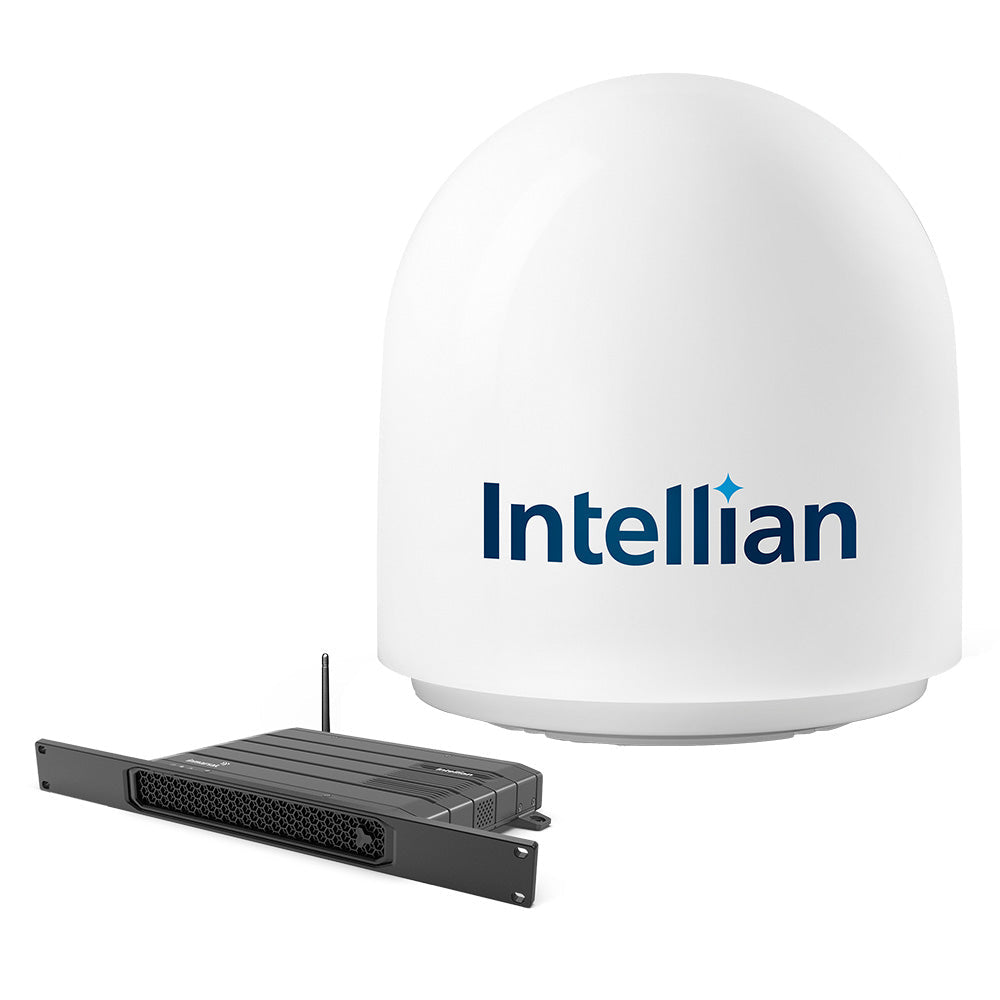 Terminal maritime Intellian FB500 Inmarsat Fleet Broadband avec BDU pour montage en rack 19" [F4-A500-R]