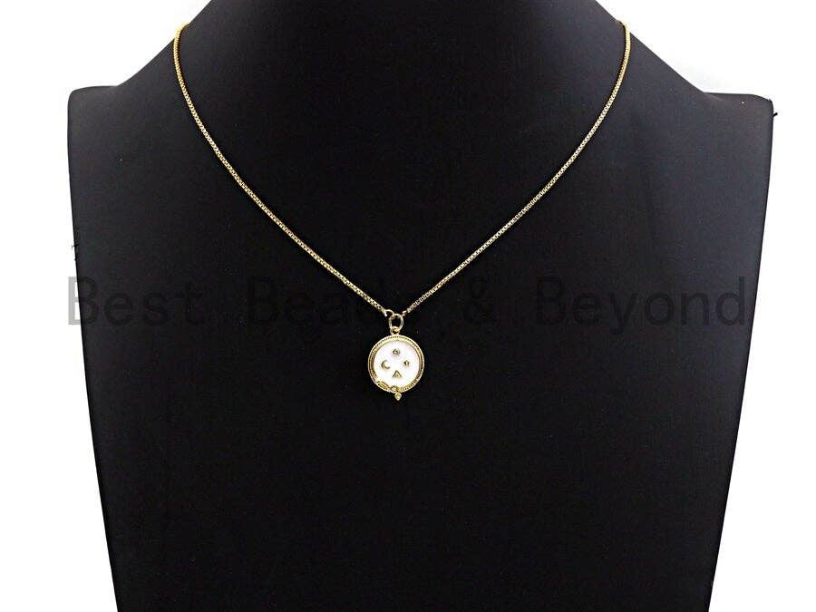 White Enamel Moon Star Arrow Snake Charms Pendant, Enamel Pendant,Round Enamel, Oil Drop jewelry Findings,16x20mm,sku#Z370
