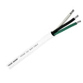 Pacer Round 3 Conductor Cable - 500 - 10/3 AWG - Black, Green  White  [WR10/3-500]