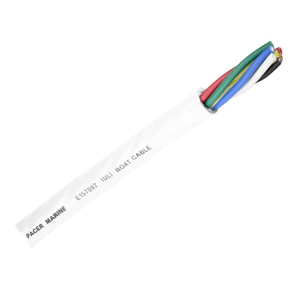 Câble conducteur Pacer rond 6 - 500 - 16/6 AWG - Noir, Marron, Rouge, Vert, Bleu, Blanc [WR16/6-500]