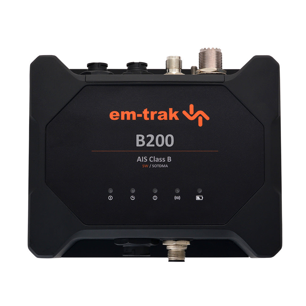 Émetteur-récepteur AIS Classe B em-trak B200 - SOTDMA 5W avec batterie de secours [429-0007]