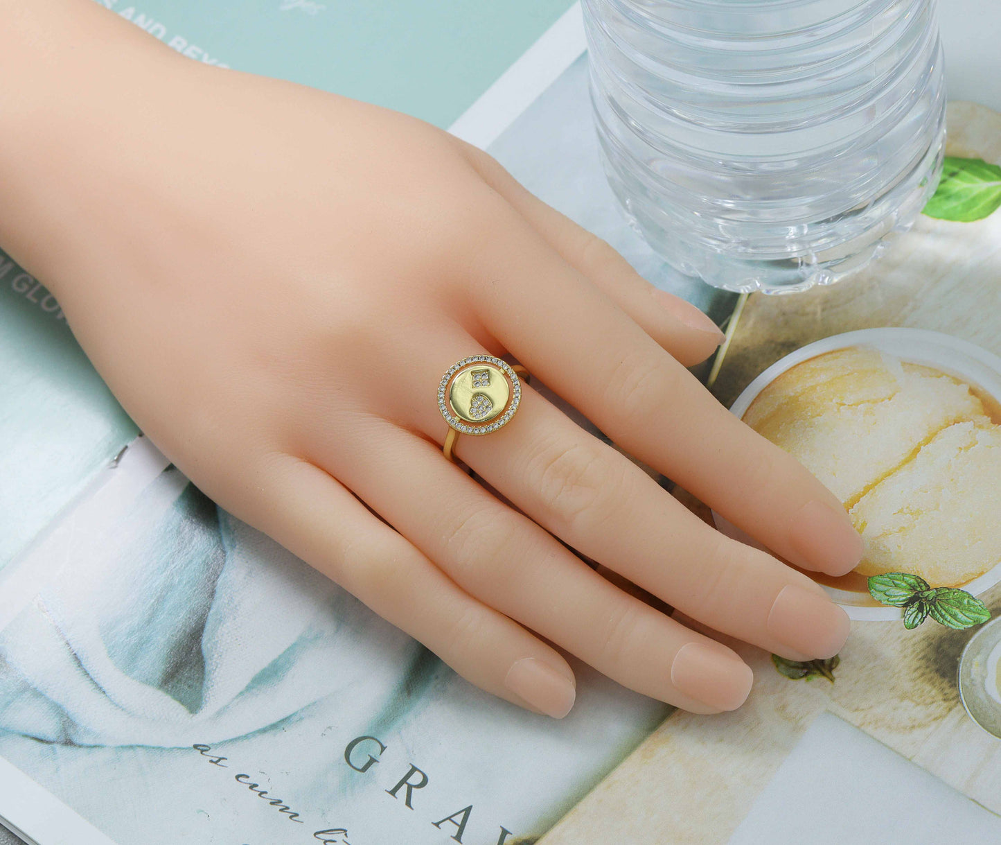 Round Coin Ring,Sku#O89