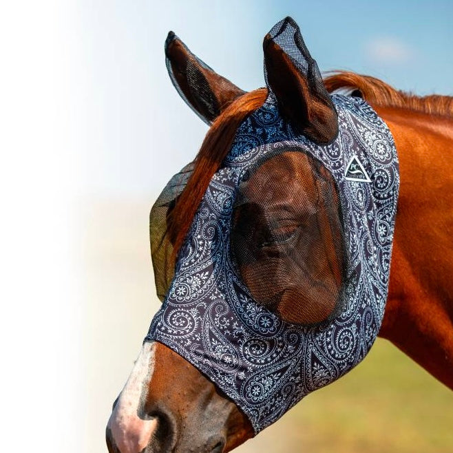 Lycra Fly Mask Paisley