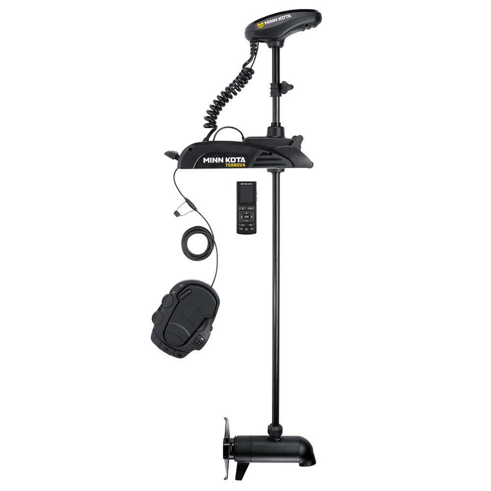 Moteur de traîne Minn Kota Terrova 112 avec télécommande sans fil - CHIRP double spectre - 36V - 112LB - 72" [1358311]
