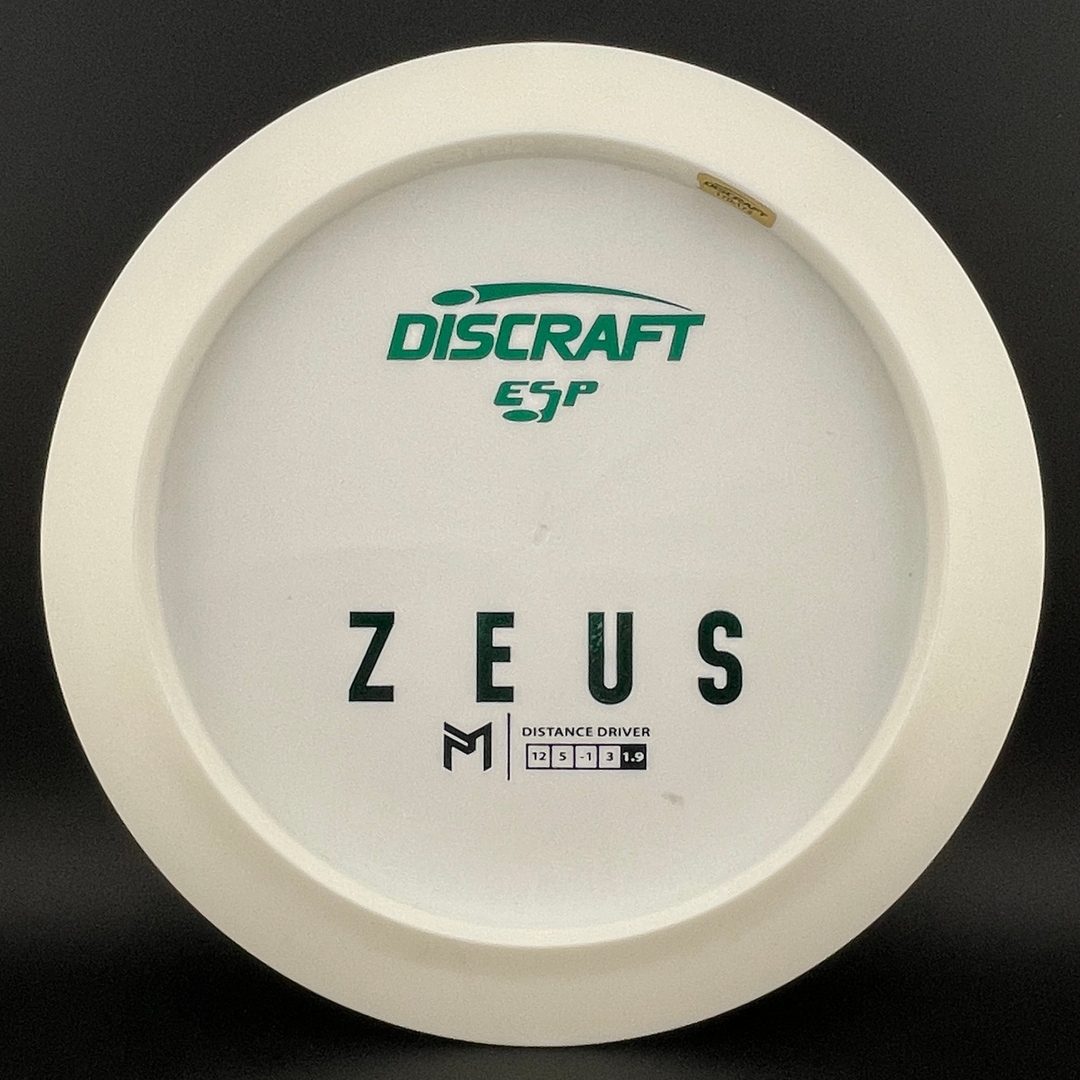 White ESP Zeus - Bottom Stamp Dyer's Delight - Paul McBeth