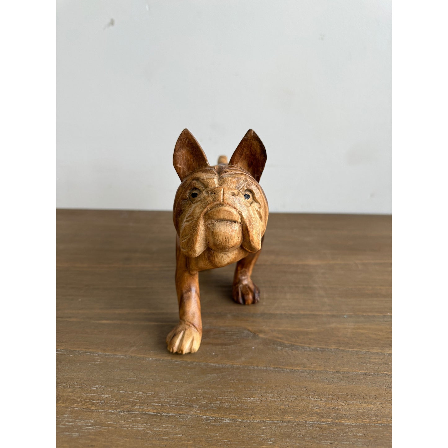Hand Carved BullDog (Small)