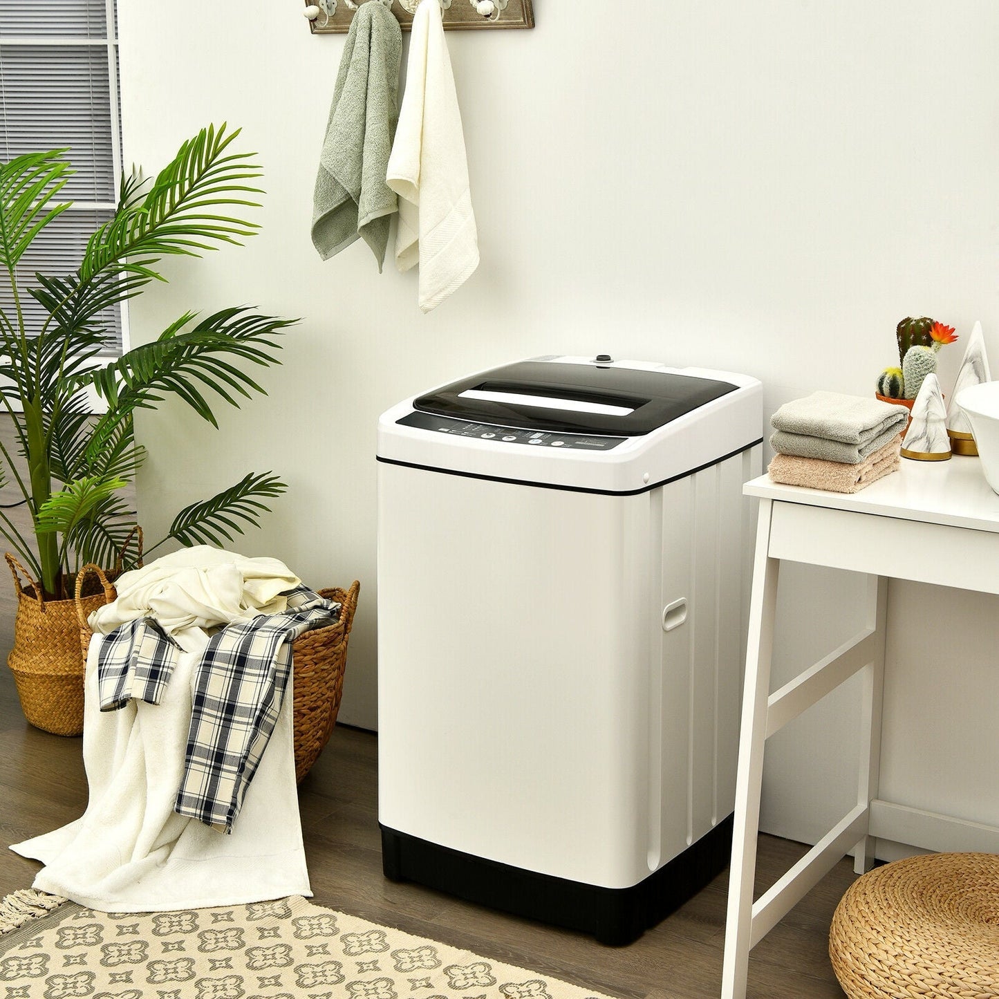 Full-Automatic Washing Machine 1.5 Cubic Feet 11 LBS Washer