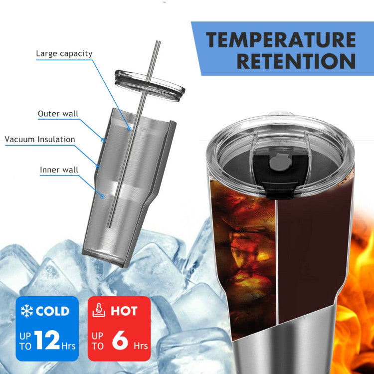 Travel Mug Double Wall Stainless Steel