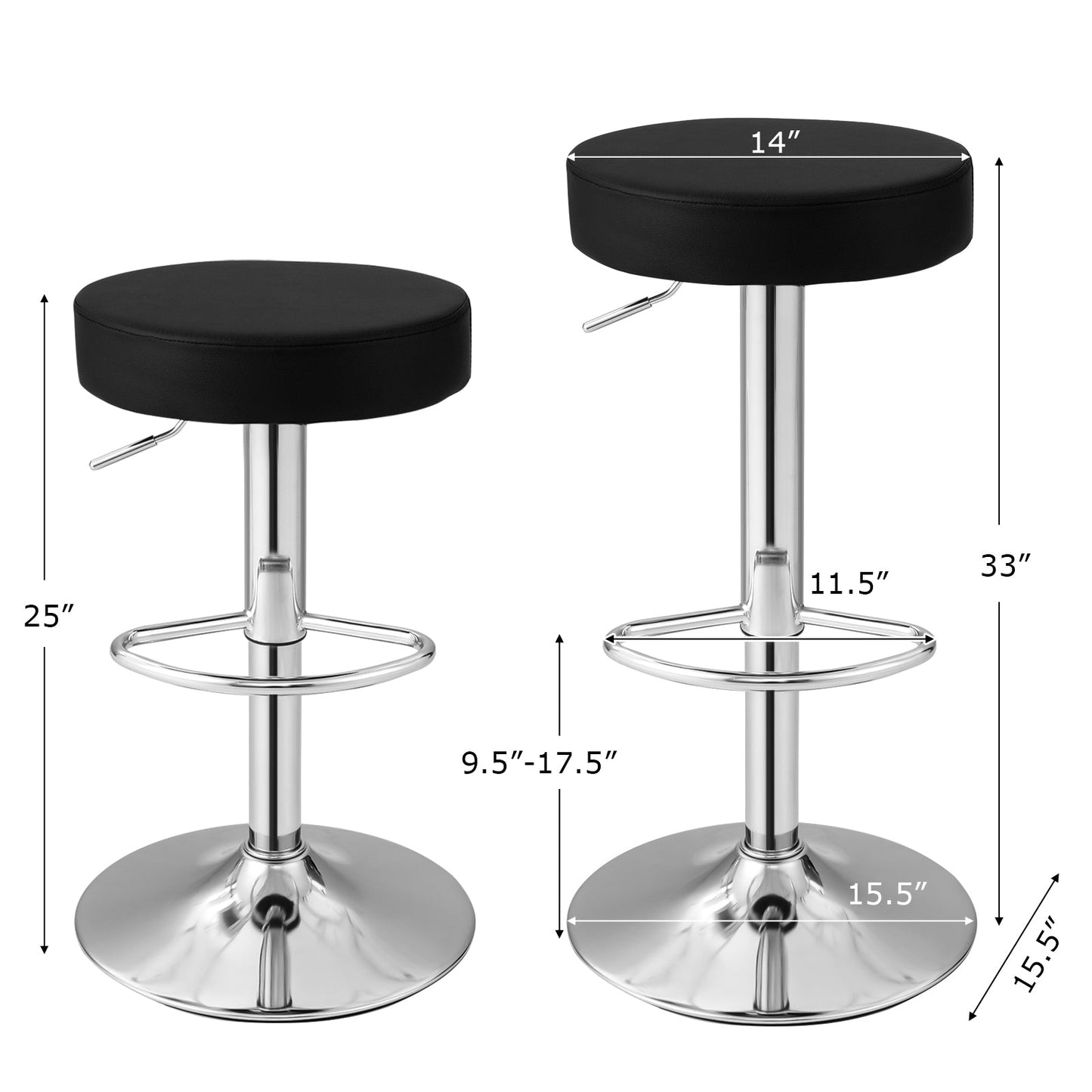 Set of 2 Adjustable