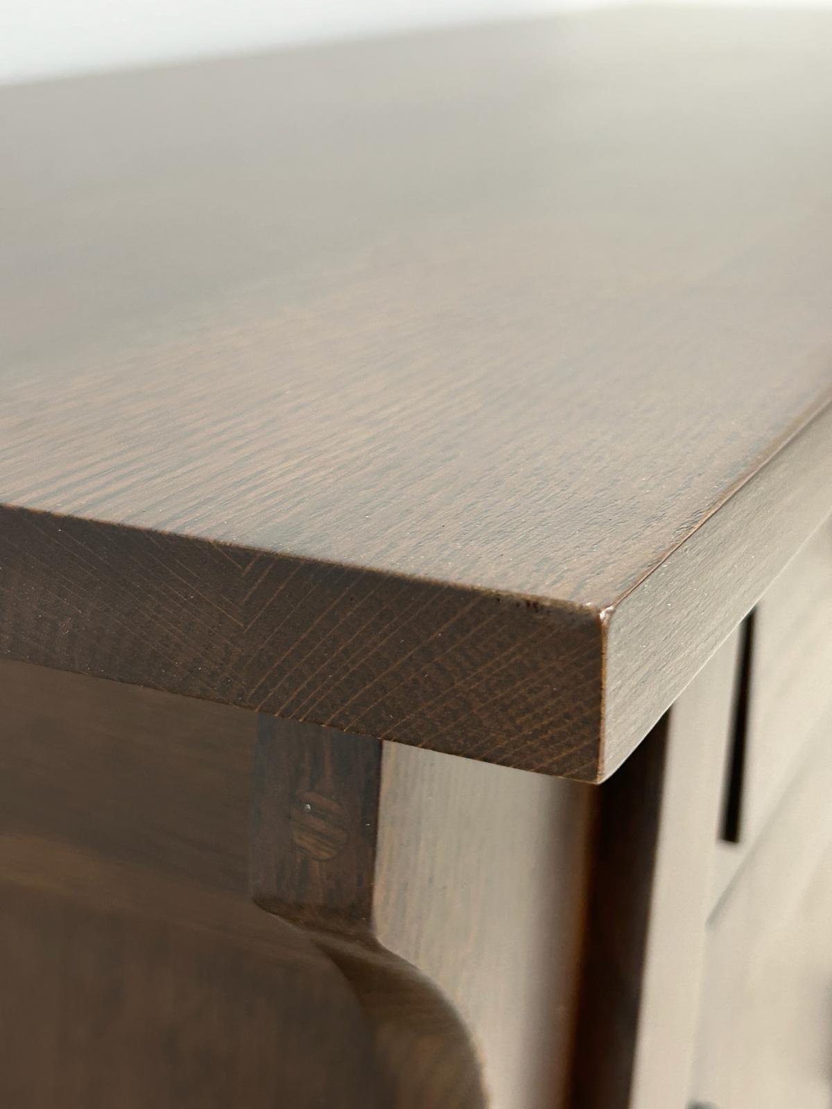 Mission Oak Crofter Console Cabinet - 55"