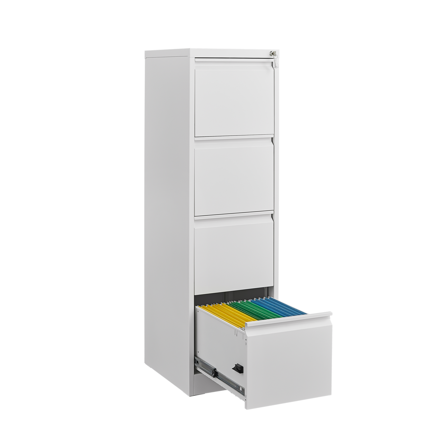 4 Drawer Vertical File Cabinet with Lock