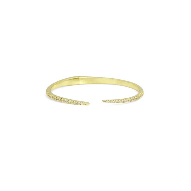 Gold CZ Spike Point Bracelet, Sku#LK951