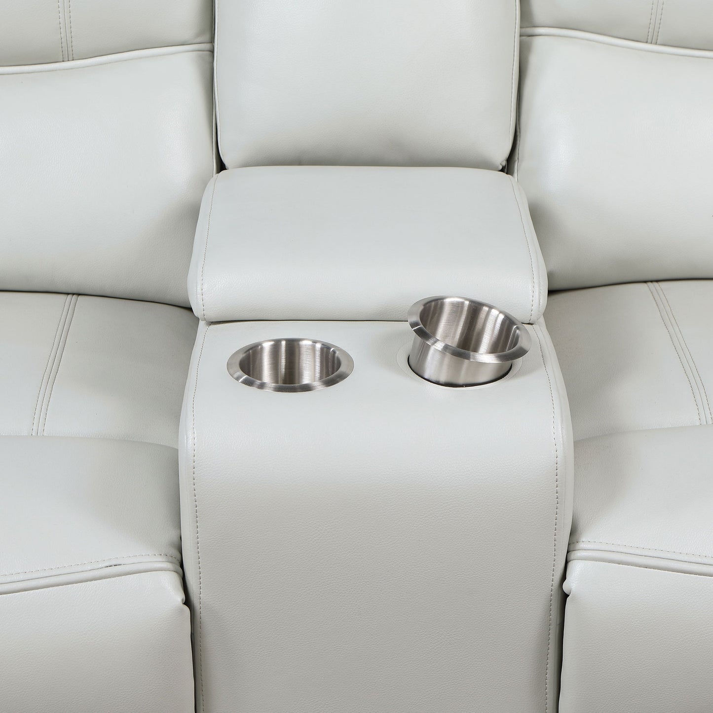 Denson Dove Power Reclining Loveseat