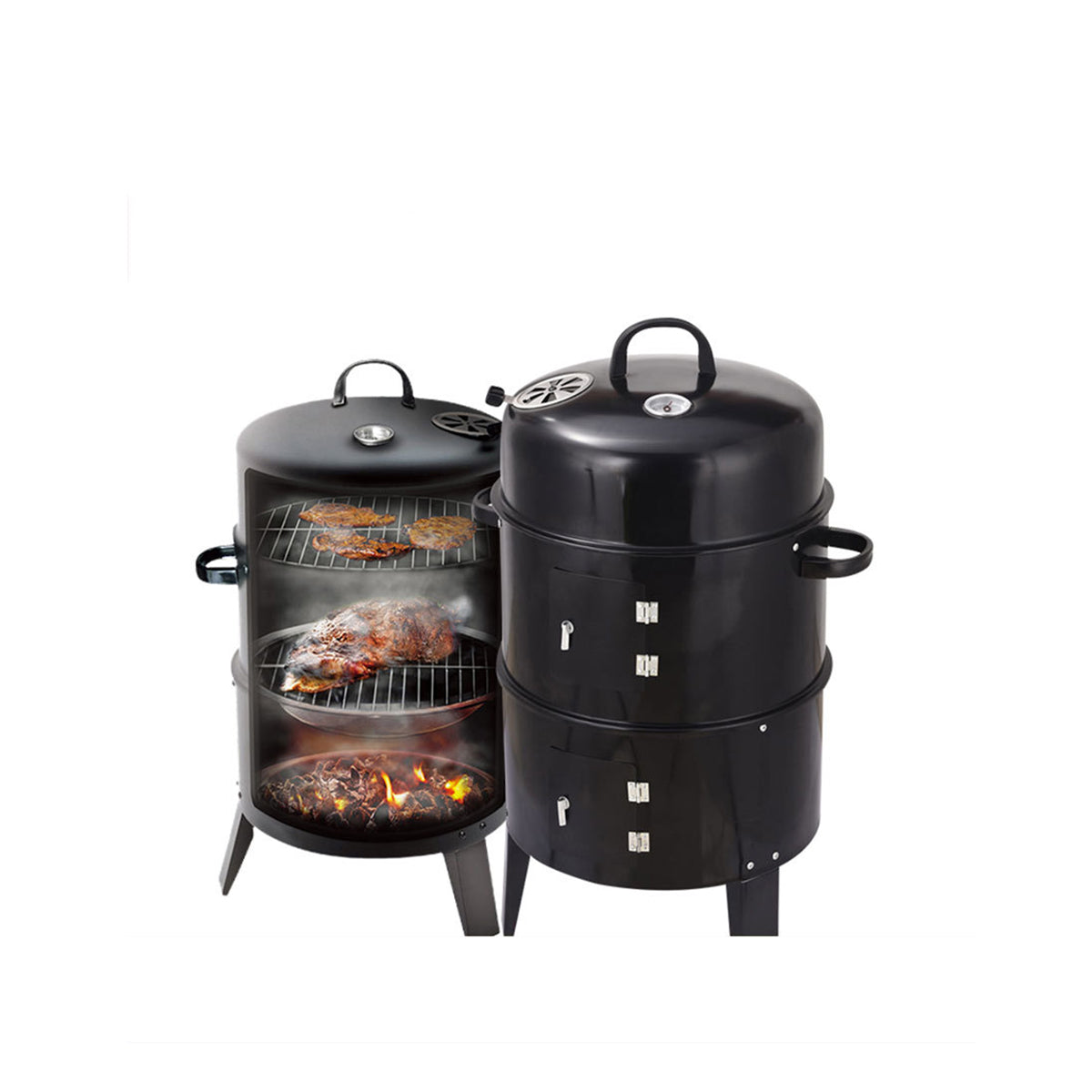 Outdoor Double-Layer Grill