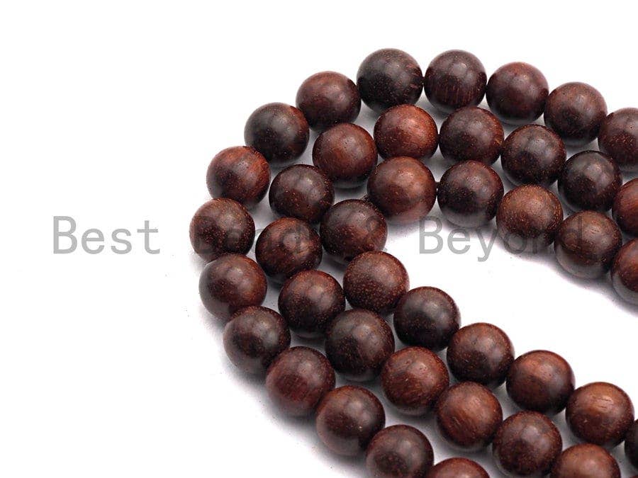 Natural Smooth Round Wood beads, 6mm/8mm/10mm/12mm Natural Brown Wood beads, Natural  Wood Grain Beads, 15.5inch strand,SKU#U470