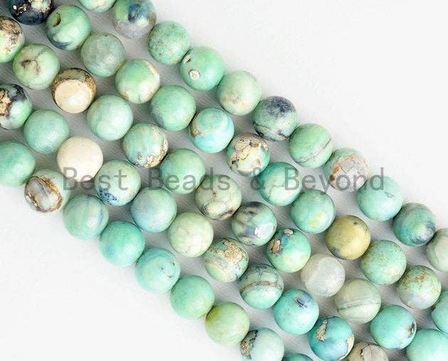 Quality Natural Dyed Agate Round Smooth Beads,SKU#U332