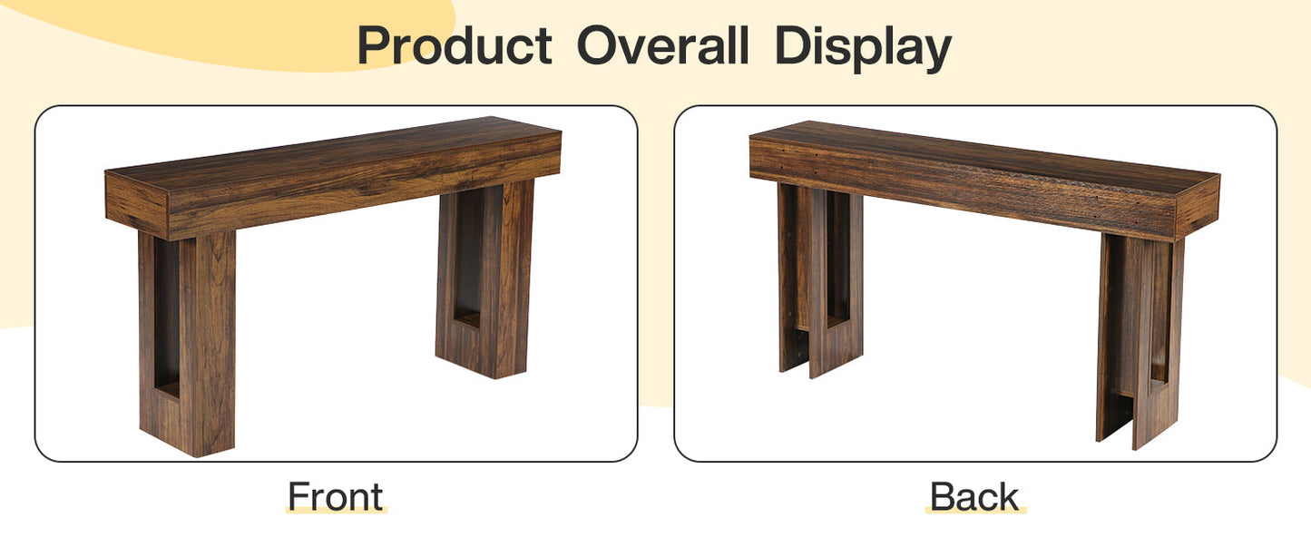 63" Long Farmhouse Console Table