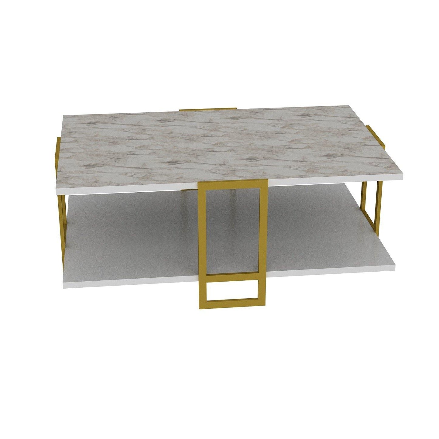 Polka Metal Wood Coffee Table