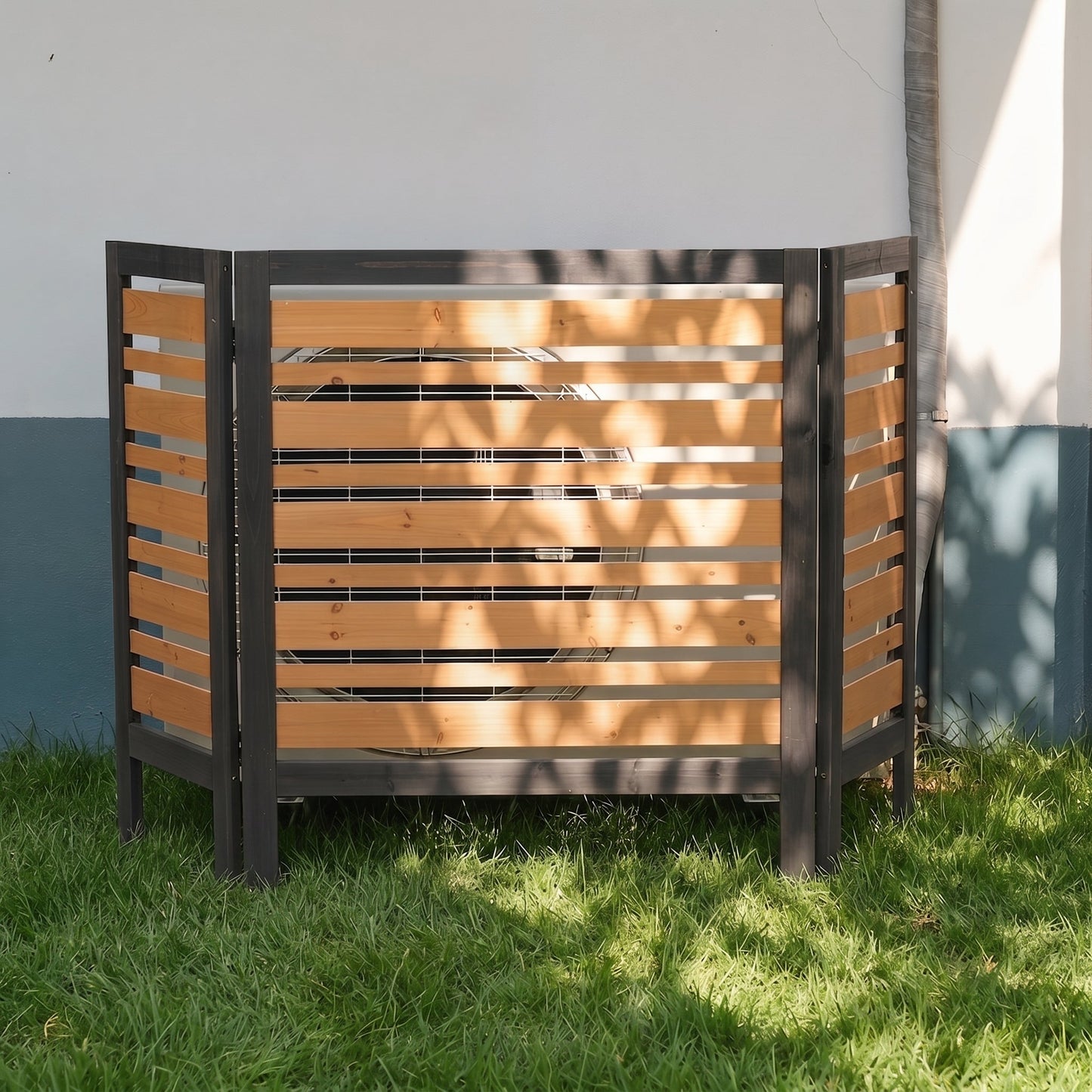 3-Panel Outdoor Air Conditioner Fence Screen