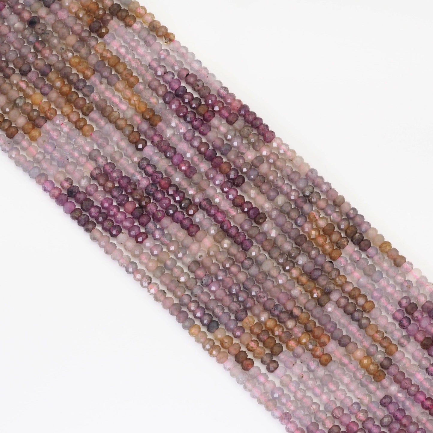 Genuine Colorful Spinel Faceted Rondelle Beads, Sku#U1691