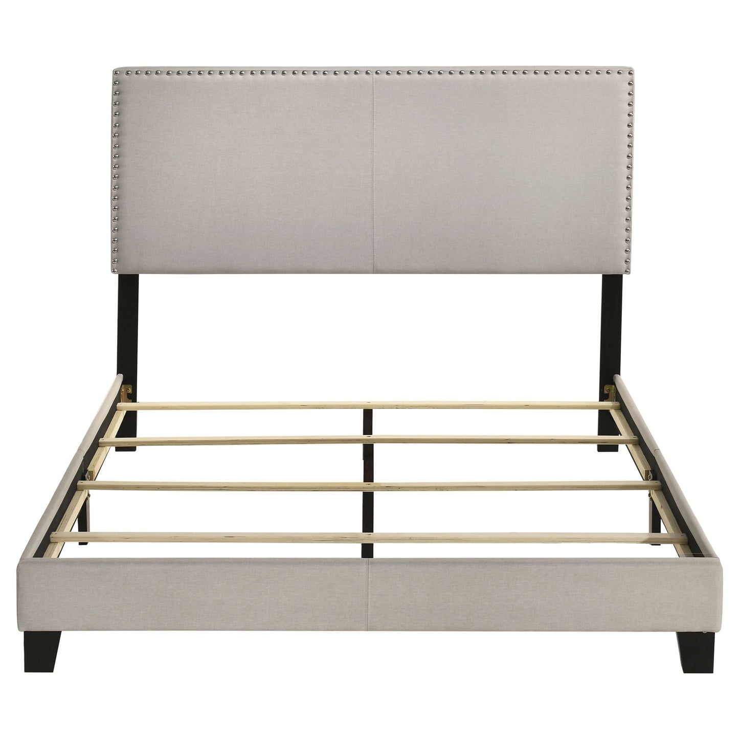 Boyd Upholstered Queen Panel Bed Ivory