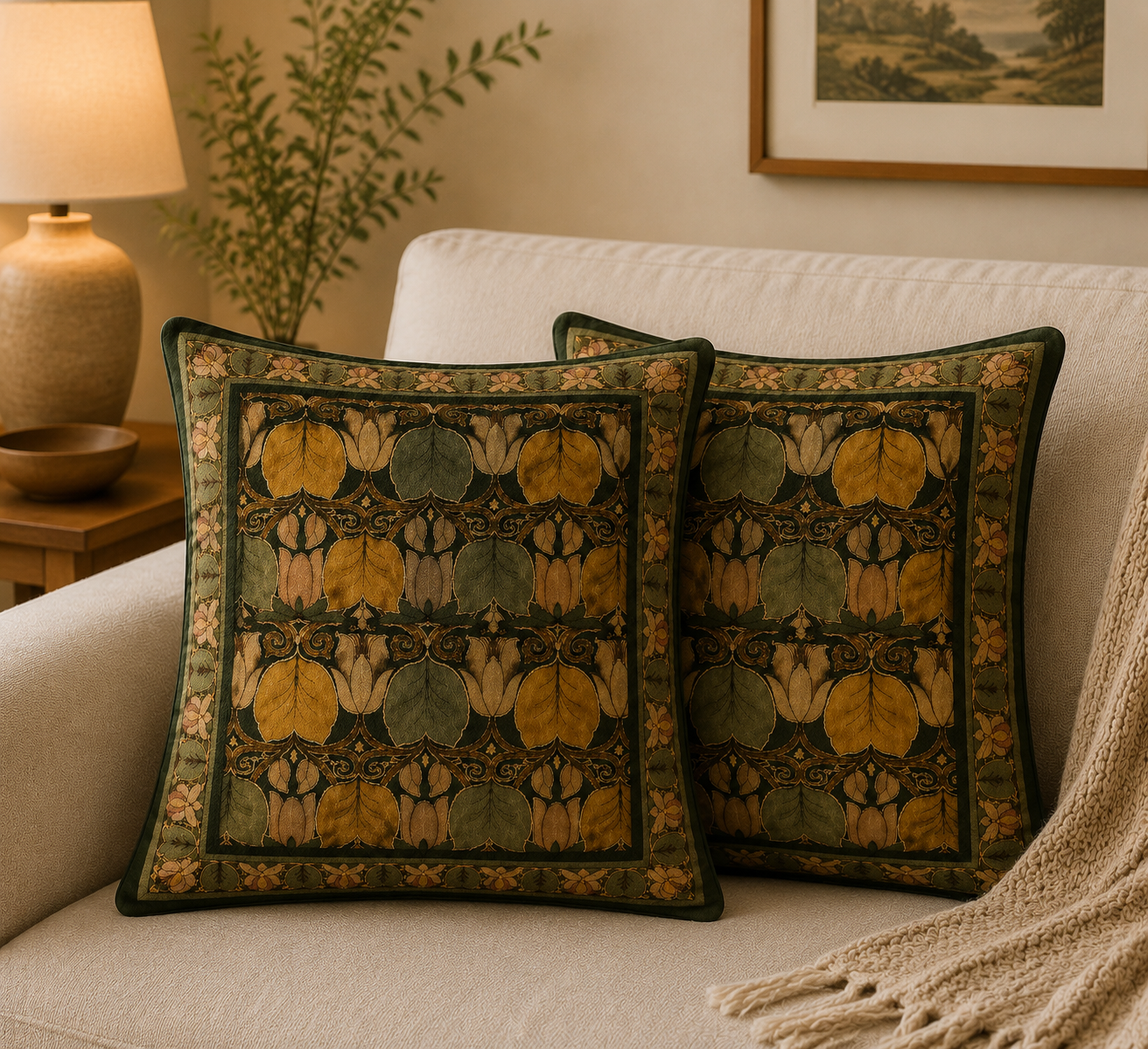 Persian-Inspired Luxurious Accent Cushions