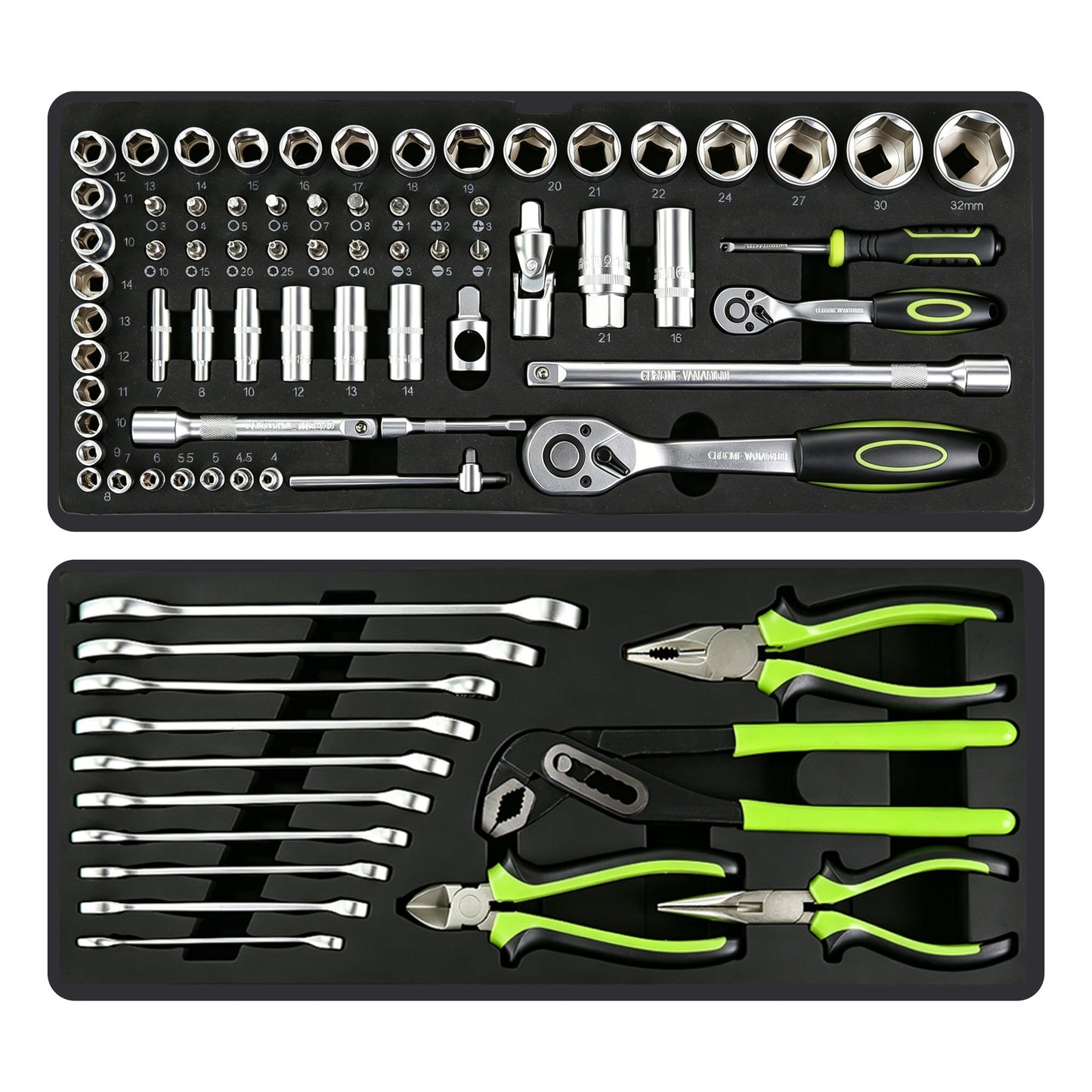 465-Piece Mechanics Tool Set with 3-Drawer Heavy Duty Metal Box
