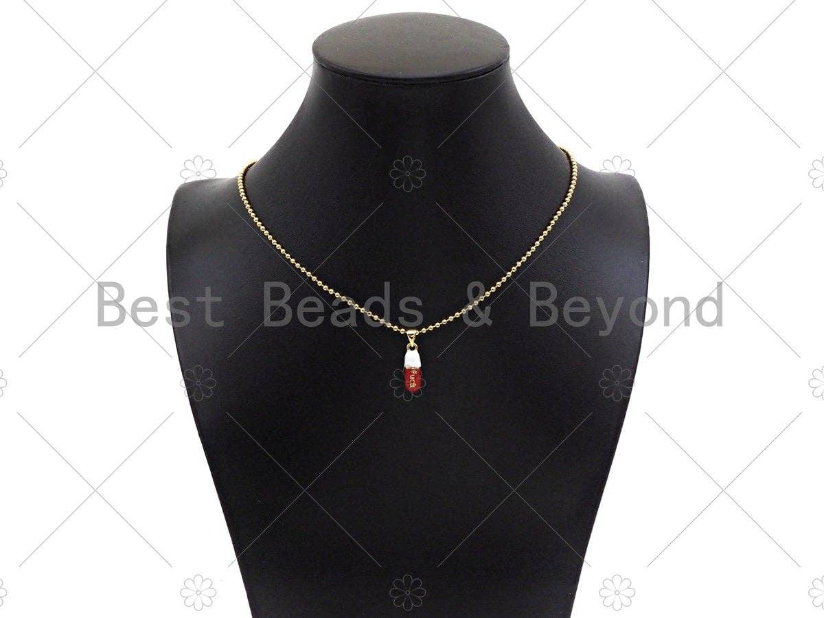 Enamel Colorful Pill Shape Pendant Charm,F**K Word Pink Turquoise Black Red Cobalt Enamel Jewelry,6x17mm,Sku#LK287