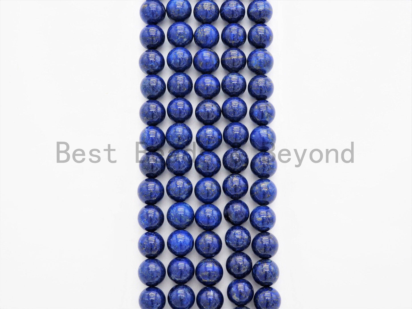 High Quality Natural Lapis Smooth Round Beads, Sku#U348