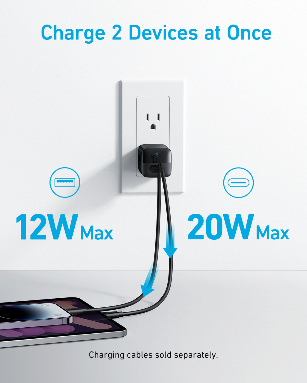 Chargeur Anker <b>323</b> (33W)