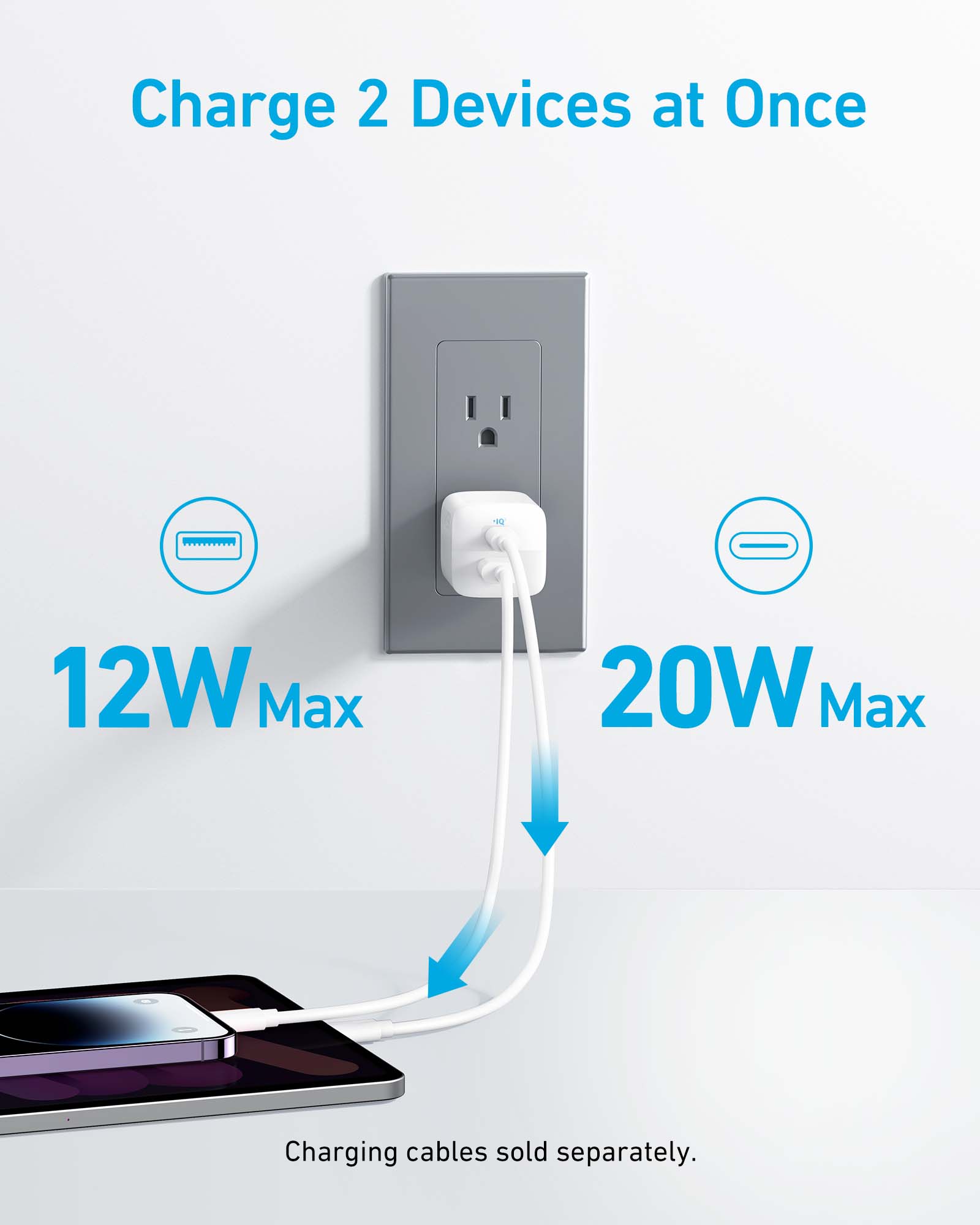 Chargeur Anker <b>323</b> (33W)