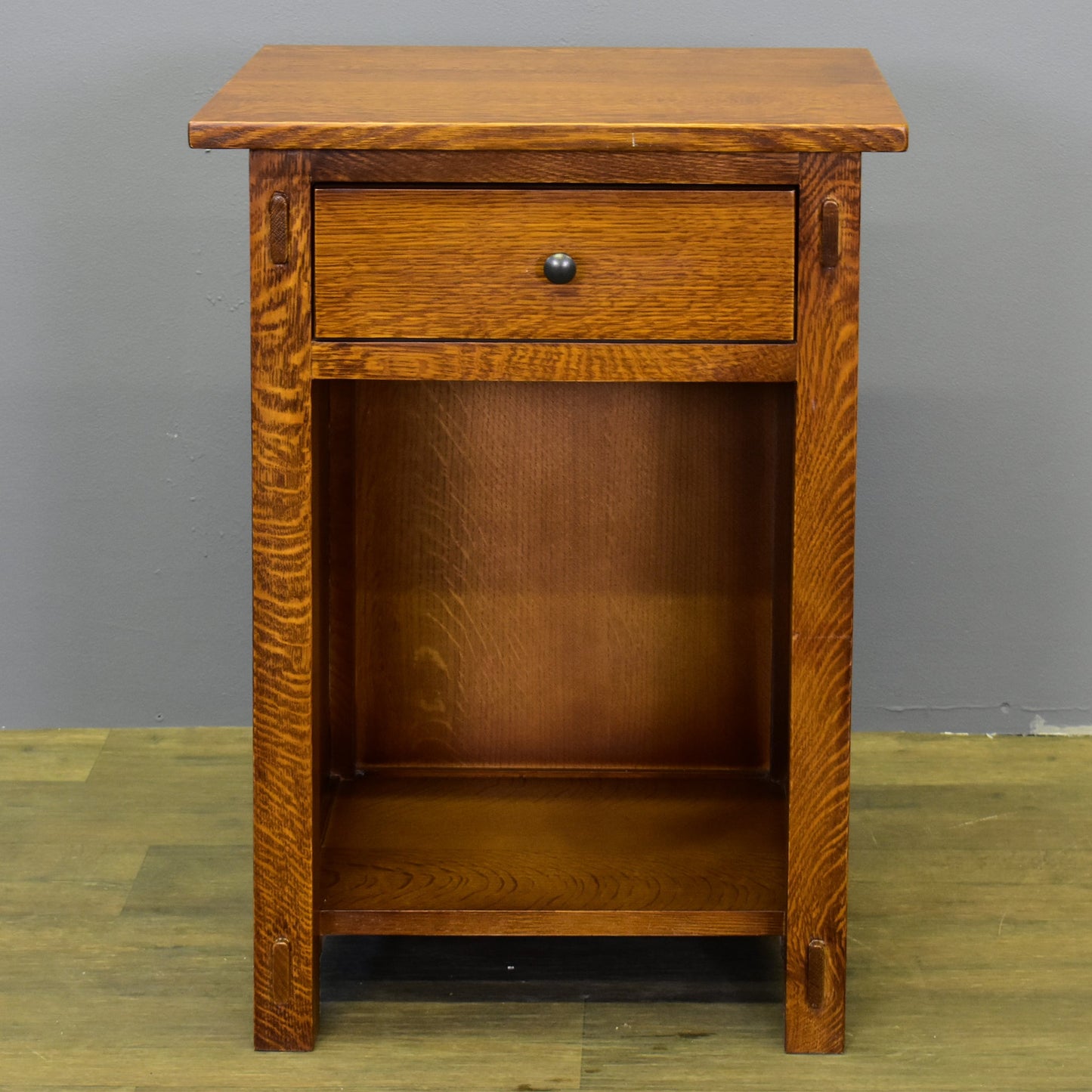 Mission Solid Quarter Sawn Oak 1 Drawer End Table - Model A27