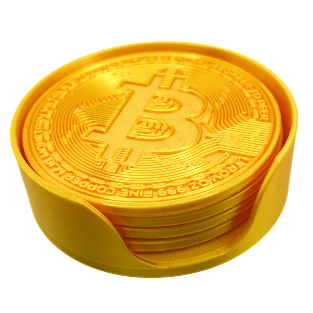 Bitcoin Coasters Set