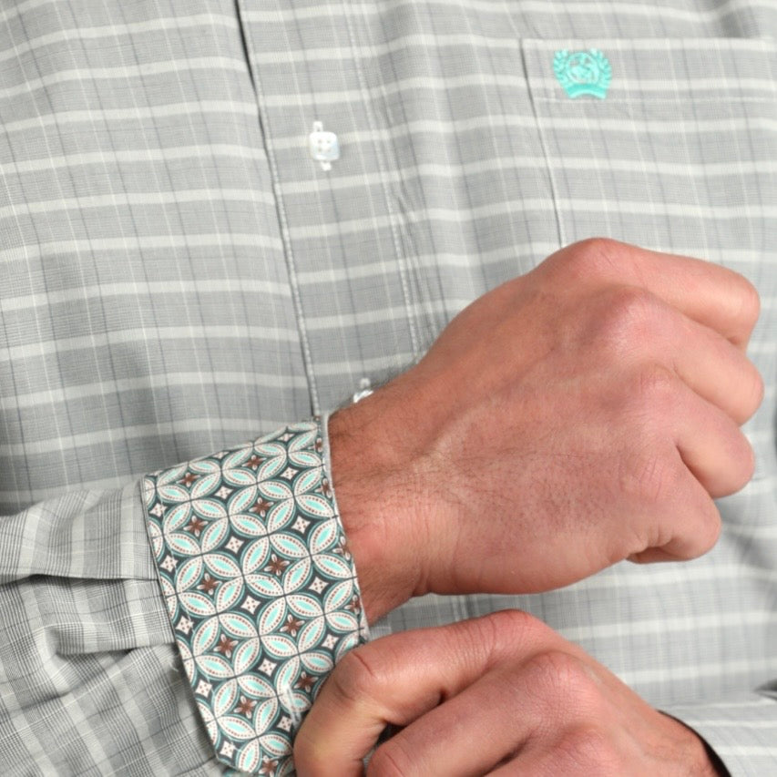Grey and Cream Plaid | Cinch Mens