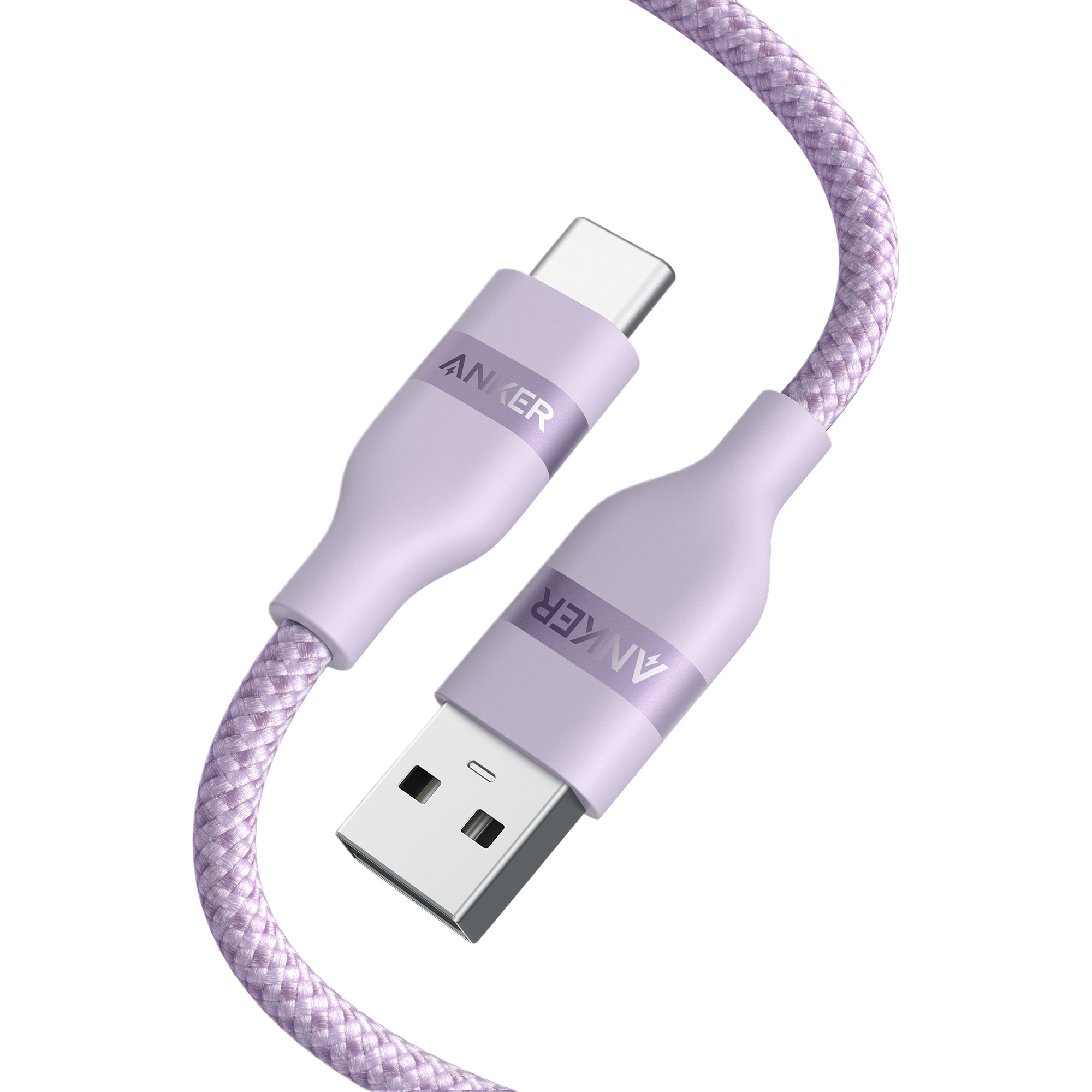 Anker USB-A to USB-C Cable (3 ft / 6 ft, Upcycled-Braided)