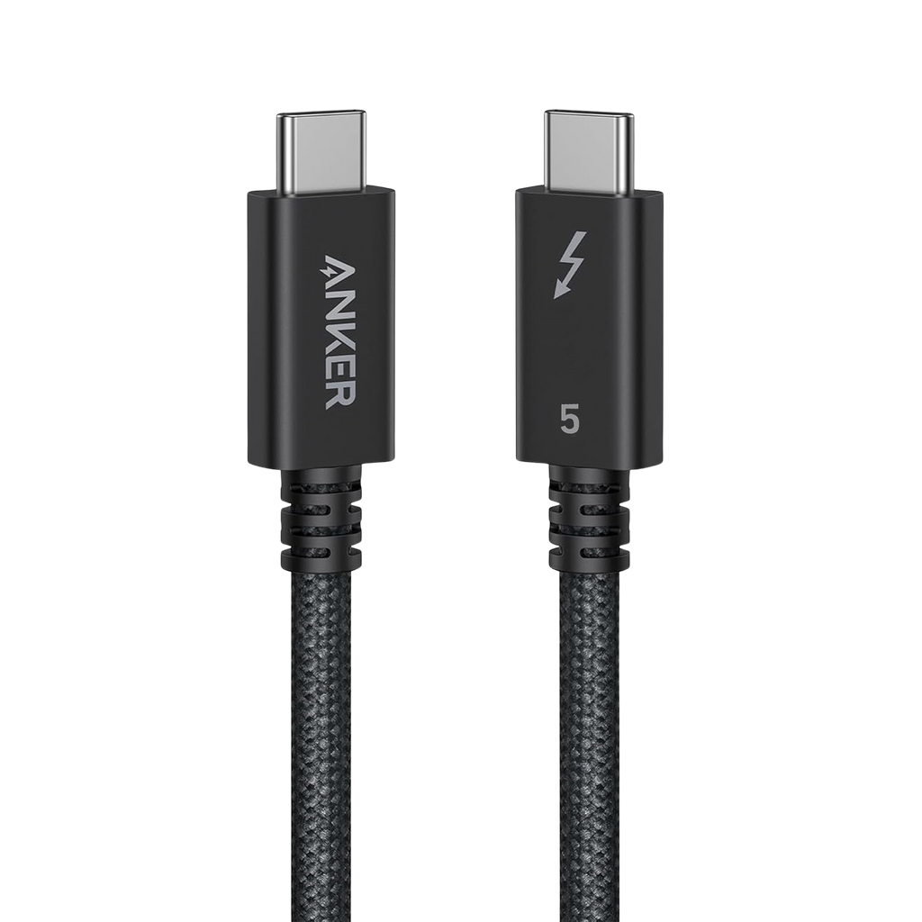 Anker Prime Thunderbolt 5 ケーブル (3.3 ft / 1.7 ft, 80 Gbps, 240W)