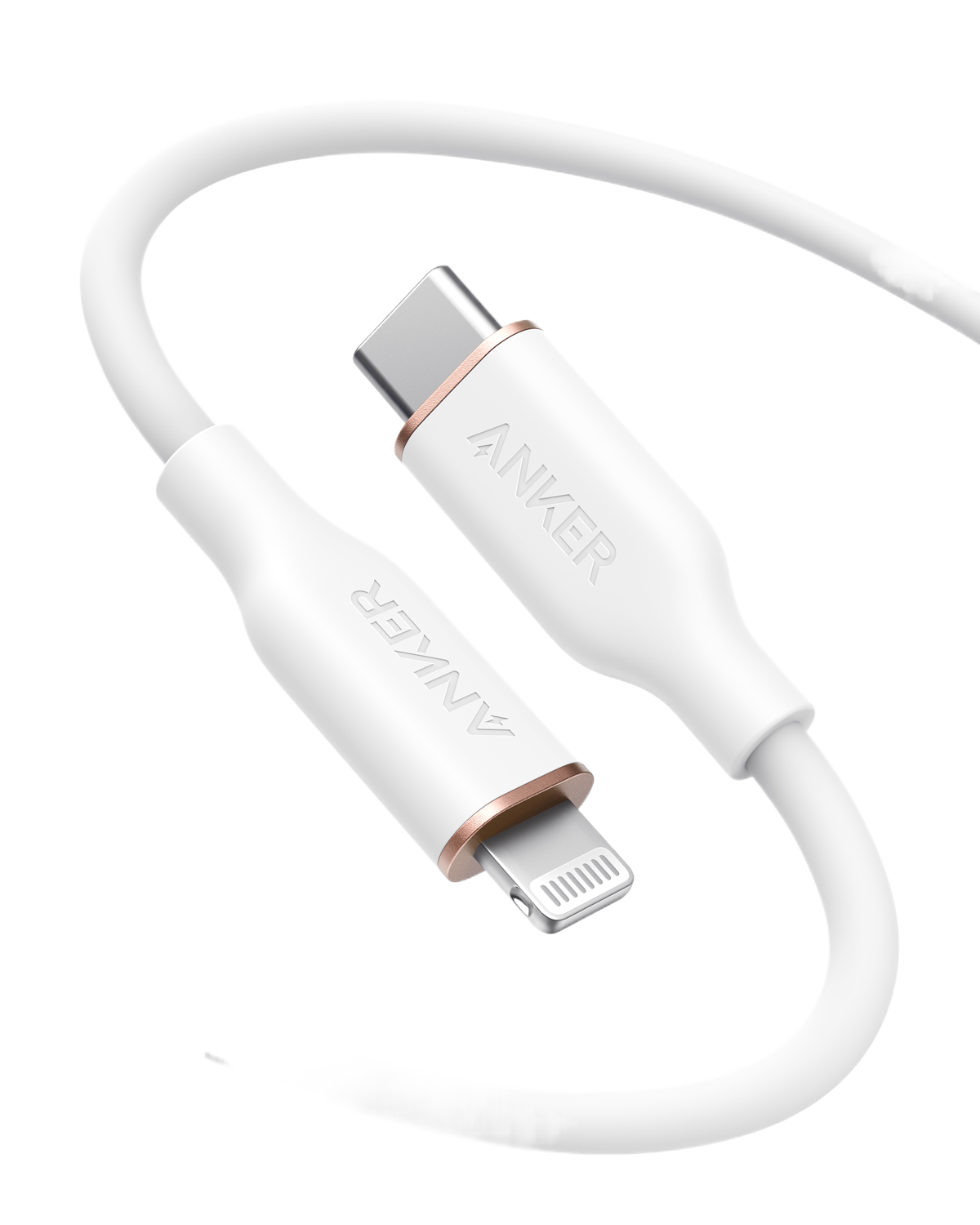 Anker <b>641</b> USB-C to Lightning ケーブル（Flow、3フィート シリコン）