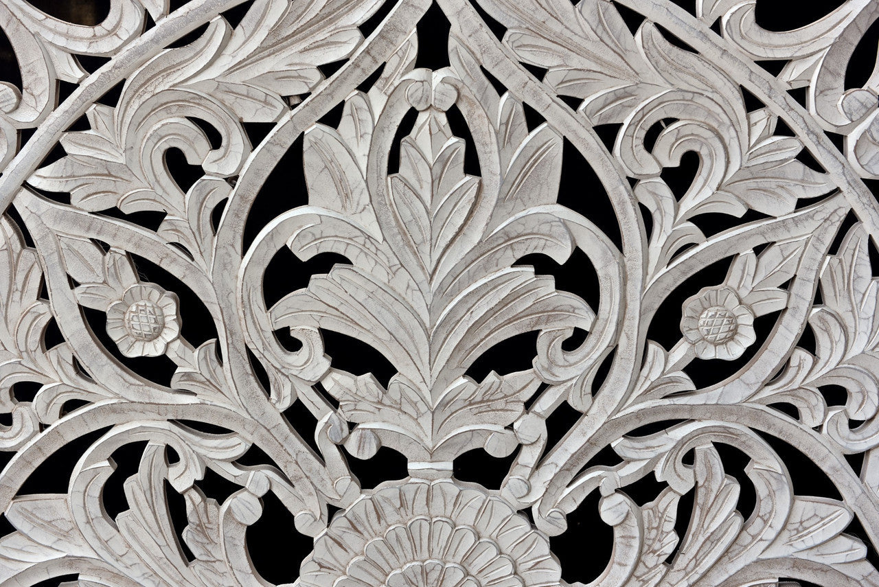 Carved Wooden Bed