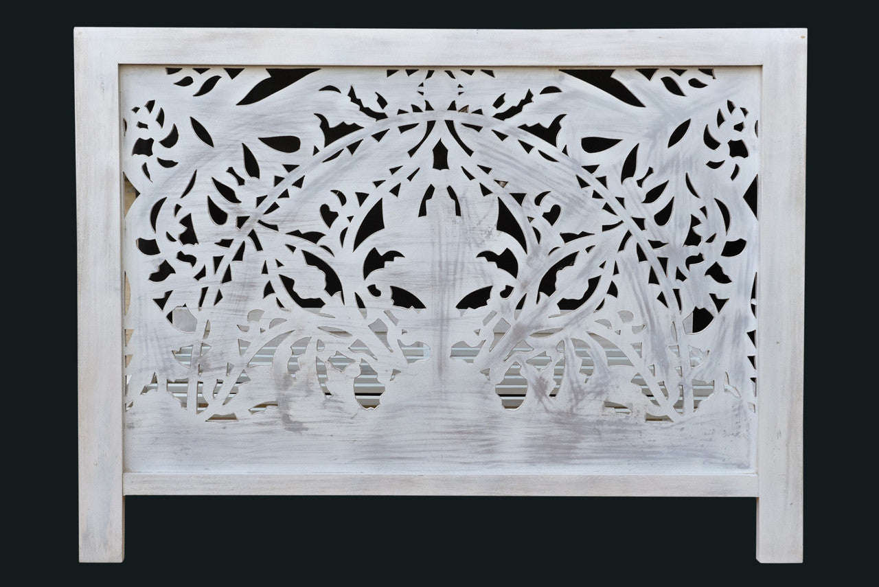 Carved Wooden Bed