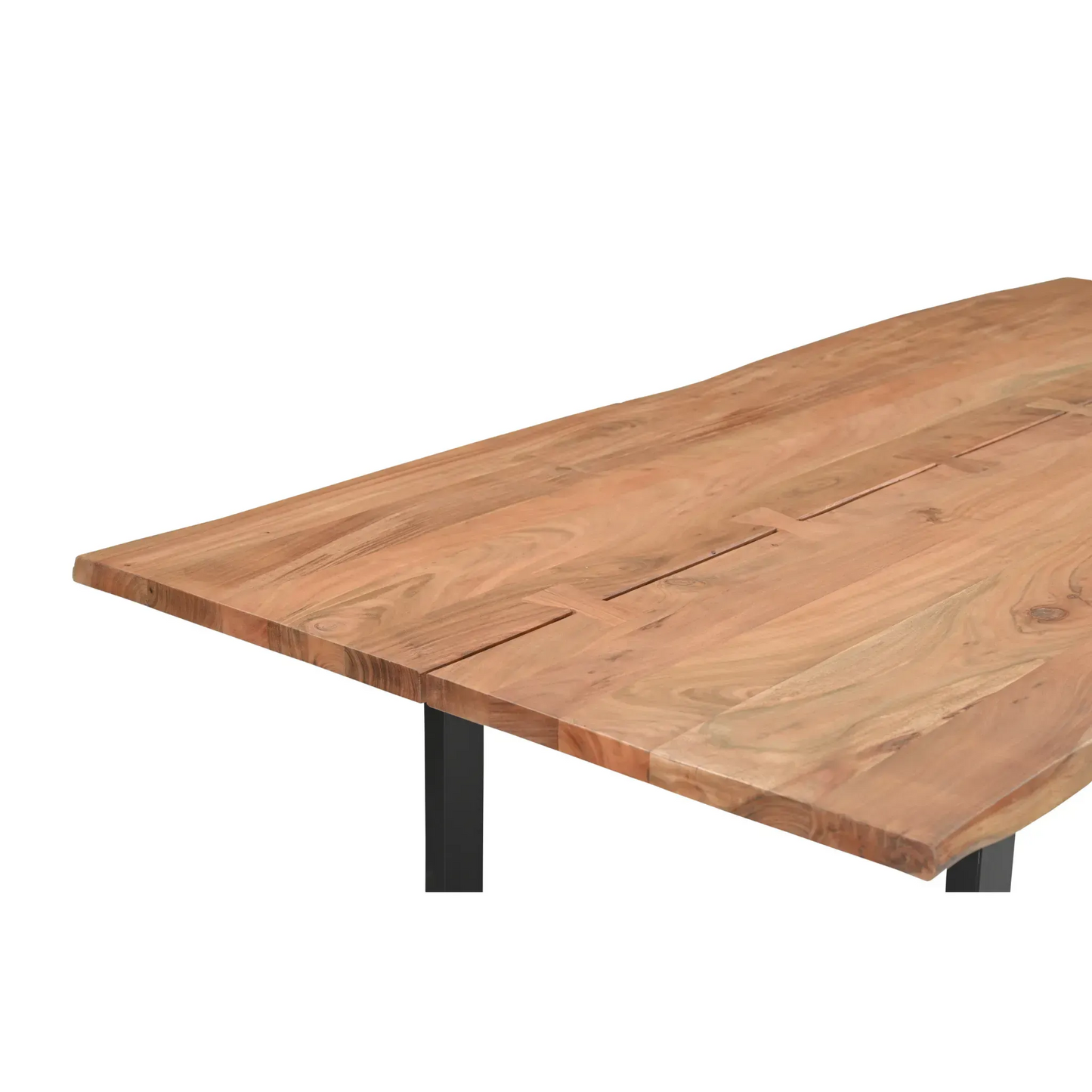 Athea Butterfly Natural live Edge Dining Table - 120"