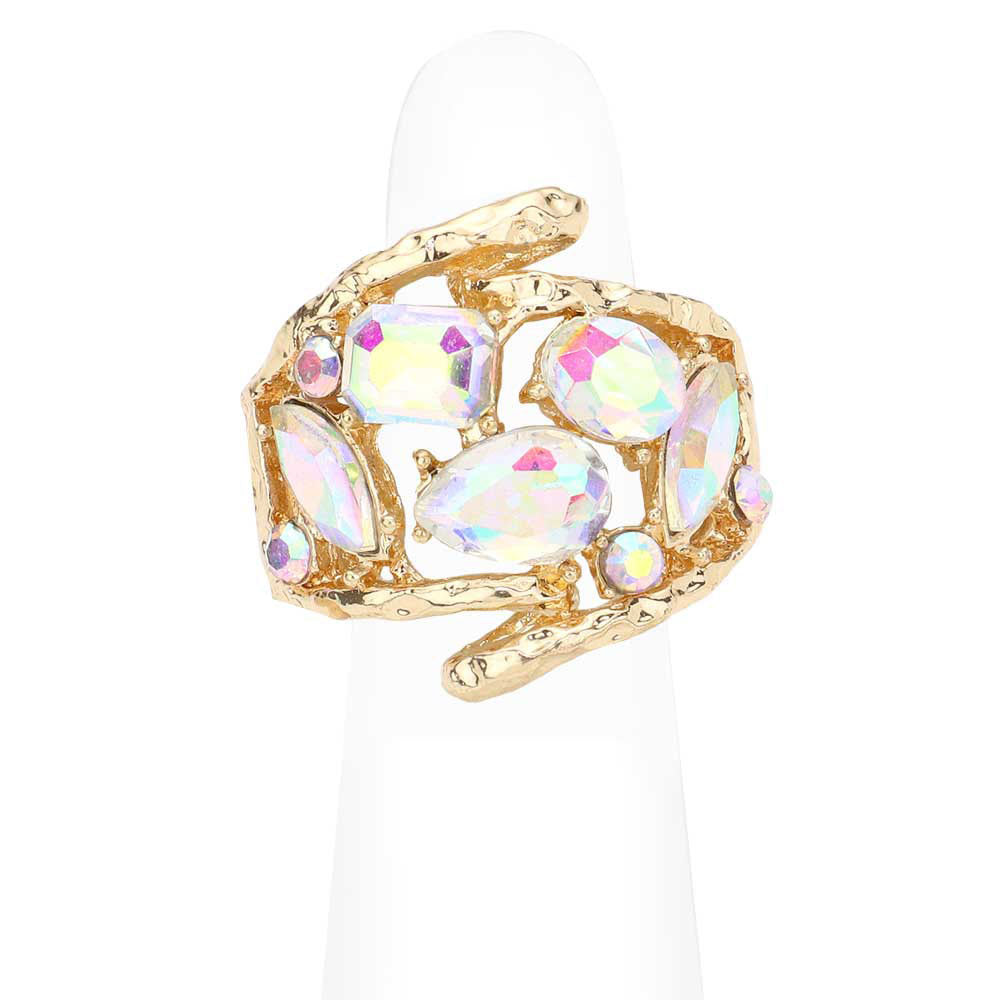 Multi Stone Stretch Ring