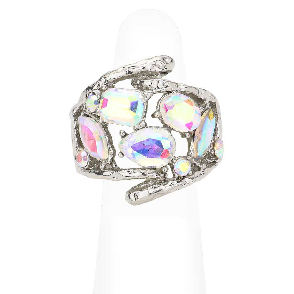 Multi Stone Stretch Ring